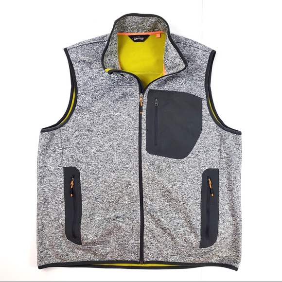orvis windproof sweater fleece vest